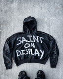 Gothic Rock Letter Print Hoodie Loose Men's And Women's Same Retro Jersey Coat Top HZ0108