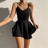 2025 Summer New Women's Fashion Solid Colored Zippered Unipants HZ0107