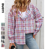 2025 Autumn And Winter New Lady Fashion Casual Hooded Stender Shirt HZ0108