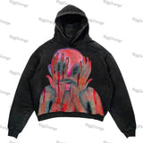 2025 Jacket Street Fashion Brand Skeleton Hoodie 3D Digital Printing Casual Loose Hoodie Men HZ0108