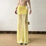 Island Beach Resort Hottie Sexy Perspective Low-Rise Netɴ Half-Summer High-Fork Baggage Dressȹ HZ0107