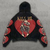 2025 New Skeleton Skull Rack 3D Printed Jersey Boy Tide Hoodie HZ0108