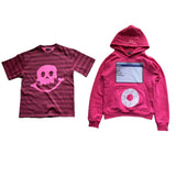 Ins Personality Dark Print Sweater Long-Sleeved Hoodie Hoodie Retro Coat Street Trendy Y2k HZ0108