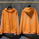 2025 New Hromium Heart Jersey Cross Hoodie Casual Loose Men's And Women's Zipper Hoodie HZ0108