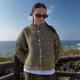 Women's Crumped Flower Sweater Autumn Women's New Loose Leisure Fashion Flower Sweater HZ0108