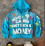 2025 2025 Autumn And Winter New Trendy Printing Zipper Jacket HZ0108