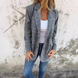 Autumn And Winter Cardigan Jacket Lady Casual Fashion Retro Thousand Bird Collar Suit HZ0108