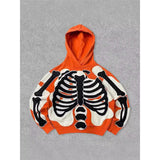2025 New Skeleton Skull Rack 3D Printed Jersey Boy Tide Hoodie HZ0108