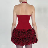 Summer New INS Star With Strapped Vest Hottie Sexy Waist V-Neck Hanging Neck Bare Back Coat HZ0107