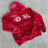 Y2k Vintage Gothic Hoodie 3D Digital Print Hik Hop Loose Hoodie HZ0108