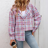 2025 Autumn And Winter New Lady Fashion Casual Hooded Stender Shirt HZ0108