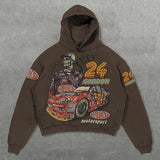 2025 Jacket Street Fashion Brand Skeleton Hoodie 3D Digital Printing Casual Loose Hoodie Men HZ0108