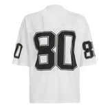 Street Hottie Style Oversize Letter Print Short-Sleeved T-Shirt V-Neck Loose Casual Dress HZ0108