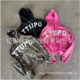 2025 Explosion Of Retro Camouflage Trendy Hoodie Personality Loose Men And Women's Same Tunic HZ0108